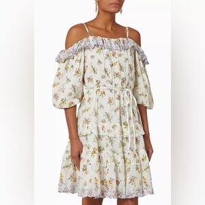 Y.A.S Yasbrot Midi floral Dress in Cotton